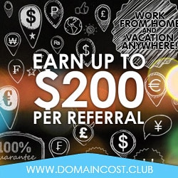 Domain Cost Club Earn up to $ 200 als Affiliate von Domain-Cost-Club (DCC)
