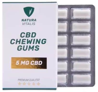 CBD Chewing Gums mit 5% CBD - Natura Vitalis