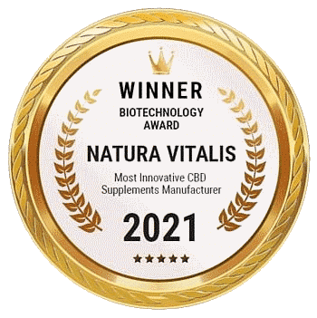 Natura Vitalis Biotechnology Award Winner 2021 - Innovativster CBD-Hersteller