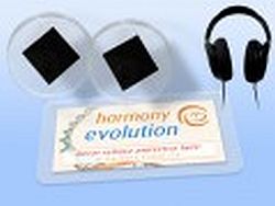Harmony Kopfhörer-Set besteht aus 3 Harmony Evolutions, die in einen Kopfhörer eingesetzt werden